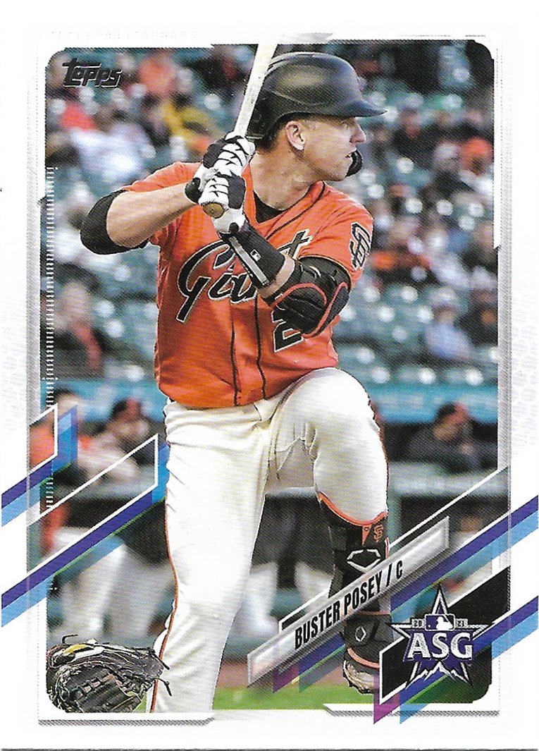Buster Posey 2021 Topps Update AllStar Game ASG33 San Buster Posey 2021 Topps Update AllStar Game ASG33 San