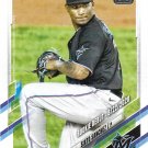 Sixto Sanchez 2021 Topps Update Rookie Debut #US186 Miami Marlins Baseball Card