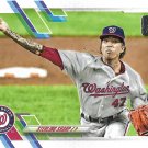 Sterling Sharp 2021 Topps Update Rookie #US266 Washington Nationals Baseball Card