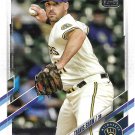 Travis Shaw 2021 Topps Update #US149 Milwaukee Brewers Baseball Card