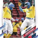 Alex Verdugo, Enrique Hernandez 2021 Topps Update #US287 Boston Red Sox Baseball Card