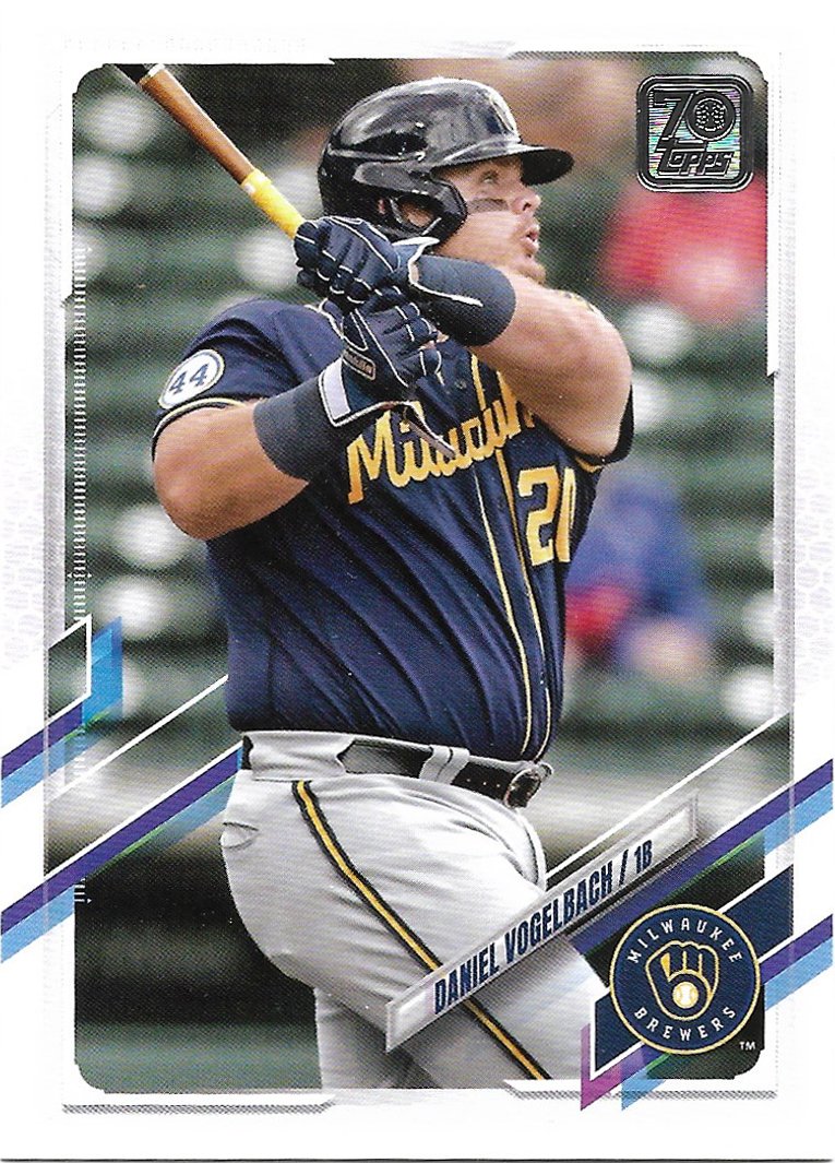 Daniel Vogelbach 2021 Topps Update #US148 Milwaukee Brewers Baseball Card