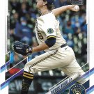 Patrick Weigel 2021 Topps Update Rookie #US31 Milwaukee Brewers Baseball Card