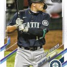 Evan White 2021 Topps Update Rookie Debut #US73 Seattle Mariners Baseball Card