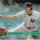Gerrit Cole 2021 Topps Stadium Club Chrome 1991 Variation #11 New York Yankees Baseball Card Gerrit Cole 2021 Topps Stadium Club Chrome 1991 Variation #11 New York Yankees Baseball Card