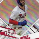 Bryce Harper 2021 Topps Stadium Club Beam Team Chrome #BTC-4 Philadelphia Phillies Baseball Card Bryce Harper 2021 Topps Stadium Club Beam Team Chrome #BTC-4 Philadelphia Phillies Baseball Card