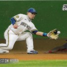 Keston Hiura 2021 Topps Stadium Club Chrome #201 Milwaukee Brewers Baseball Card