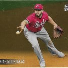 Mike Moustakas 2021 Topps Stadium Club Chrome #96 Cincinnati Reds Baseball Card Mike Moustakas 2021 Topps Stadium Club Chrome #96 Cincinnati Reds Baseball Card