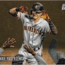 Mike Yastrzemski 2021 Topps Stadium Club Chrome #34 San Francisco Giants Baseball Card Mike Yastrzemski 2021 Topps Stadium Club Chrome #34 San Francisco Giants Baseball Card