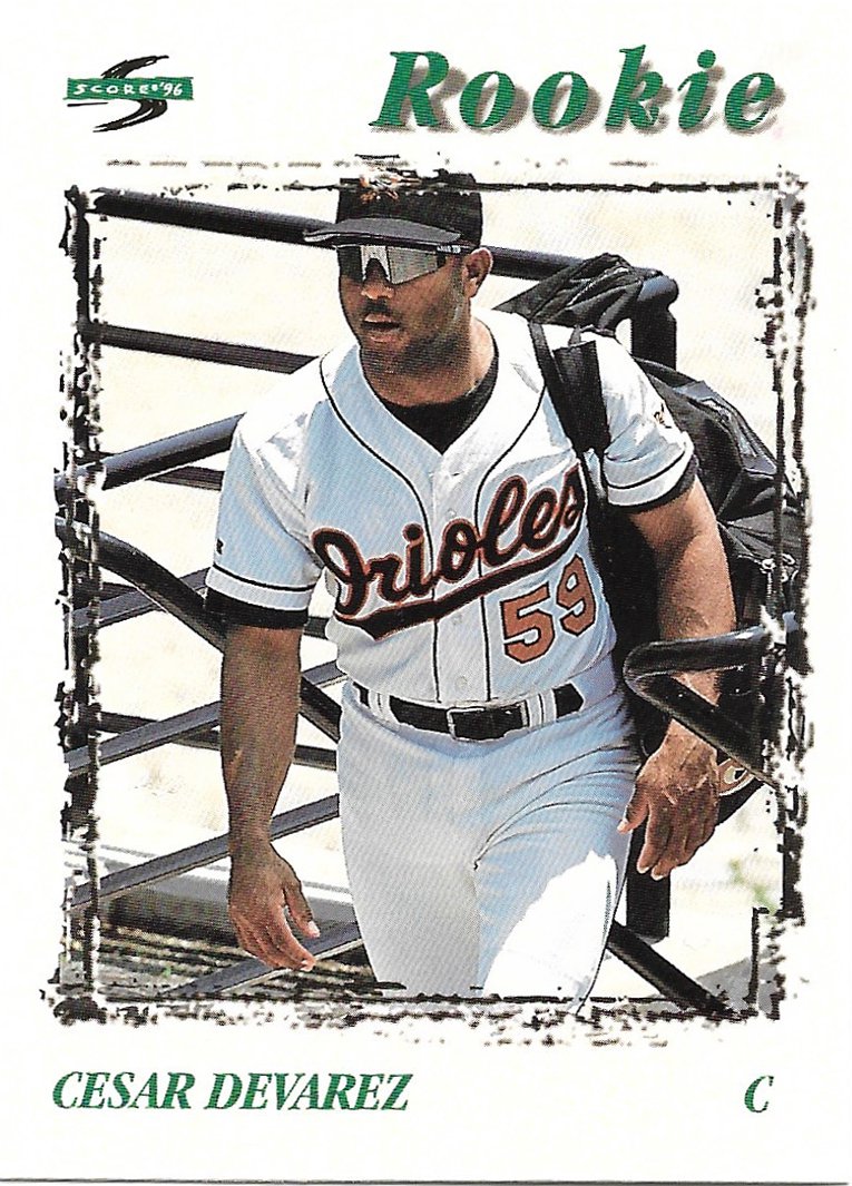 Cesar Devarez 1996 Score #264 Baltimore Orioles Baseball Card