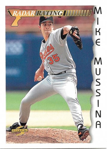 Mike Mussina 1996 Score #197 Baltimore Orioles Baseball Card