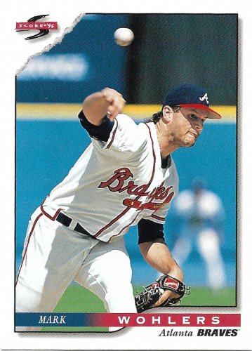 Mark Wohlers 1996 Score #206 Atlanta Braves Baseball Card