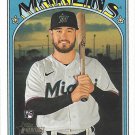 Eddy Alvarez 2021 Topps Heritage Rookie #528 Miami Marlins Baseball Card Eddy Alvarez 2021 Topps Heritage Rookie #528 Miami Marlins Baseball Card