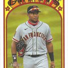 Luis Alexander Basabe 2021 Topps Heritage Rookie #650 San Francisco Giants Baseball Card Luis Alexander Basabe 2021 Topps Heritage Rookie #650 San Francisco Giants Baseball Card