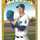 Walker Buehler 2021 Topps Heritage Short Print #712 Los Angeles Dodgers Baseball Card