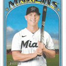 Corey Dickerson 2021 Topps Heritage #513 Miami Marlins Baseball Card