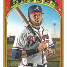 Phillip Ervin 2021 Topps Heritage #539 Atlanta Braves Baseball Card