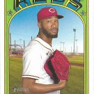 Amir Garrett 2021 Topps Heritage #505 Cincinnati Reds Baseball Card
