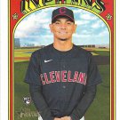 Andres Gimenez 2021 Topps Heritage Rookie #569 Cleveland Indians Baseball Card