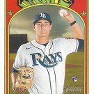 Shane McClanahan 2021 Topps Heritage Rookie #521 Tampa Bay Rays Baseball Card
