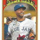Josh Palacios 2021 Topps Heritage Rookie #589 Toronto Blue Jays Baseball Card