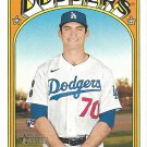 DJ Peters 2021 Topps Heritage Rookie #532 Los Angeles Dodgers Baseball Card DJ Peters 2021 Topps Heritage Rookie #532 Los Angeles Dodgers Baseball Card