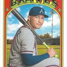 Yolmer Sanchez 2021 Topps Heritage #585 Atlanta Braves Baseball Card