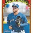 George Springer 2021 Topps Heritage Short Print #716 Toronto Blue Jays Baseball Card