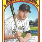 Trevor Story 2021 Topps Heritage #600 Colorado Rockies Baseball Card