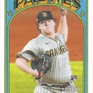 Ryan Weathers 2021 Topps Heritage Rookie #634 San Diego Padres Baseball Card