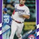 Nate Lowe 2021 Topps Update Chrome Purple #USC38 Texas Rangers Baseball Card Nate Lowe 2021 Topps Update Chrome Purple #USC38 Texas Rangers Baseball Card