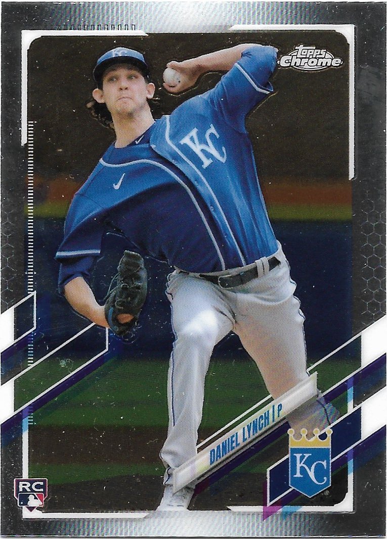 Daniel Lynch 2021 Topps Update Chrome Rookie #USC34 Kansas City Royals Baseball Card