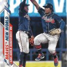 Ozzie Albies, Ronald Acuna Jr. 2020 Topps #538 Atlanta Braves Baseball Card