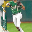 Franklin Barreto 2020 Topps #356 Oakland Athletics Baseball Card