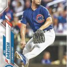Yu Darvish 2020 Topps #552 Chicago Cubs Baseball Card