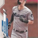 Corey Dickerson 2020 Topps #592 Miami Marlins Baseball Card
