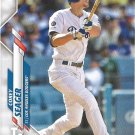 Corey Seager 2020 Topps #620 Los Angeles Dodgers Baseball Card