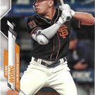Kean Wong 2020 Topps Rookie #540 San Francisco Giants Baseball Card