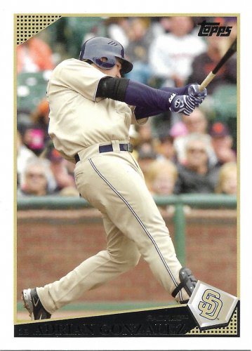 Adrian Gonzalez 2009 Topps #520 San Diego Padres Baseball Card