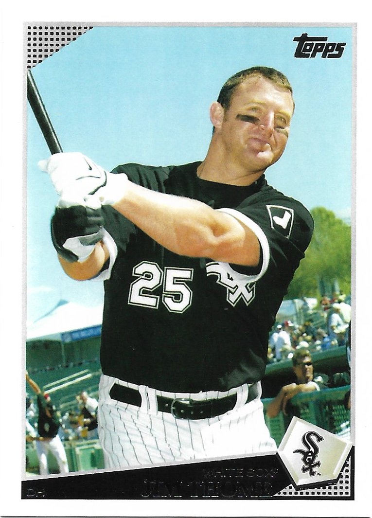 Jim Thome 2009 Topps #625 Chicago White Sox Baseball Card