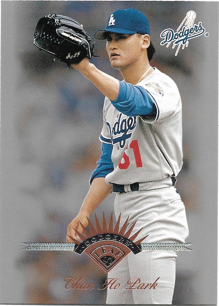 Chan Ho Park 1997 Leaf #48 Los Angeles Dodgers Baseball Card
