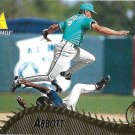 Kurt Abbott 1995 Pinnacle #202 Florida Marlins Baseball Card