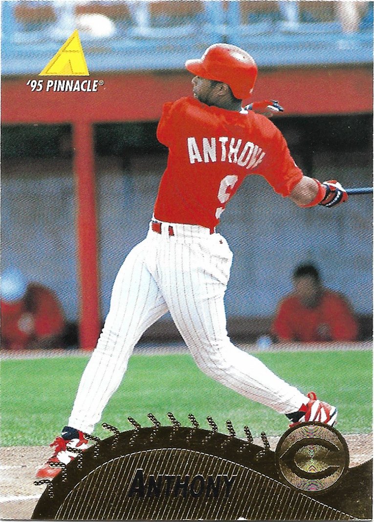 Eric Anthony 1995 Pinnacle #306 Cincinnati Reds Baseball Card