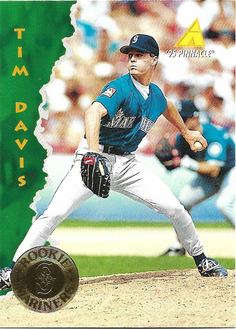 Tim Davis 1995 Pinnacle #142 Seattle Mariners Baseball Card