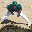 Rickey Henderson 1995 Pinnacle #201 Oakland Athletics Baseball Card