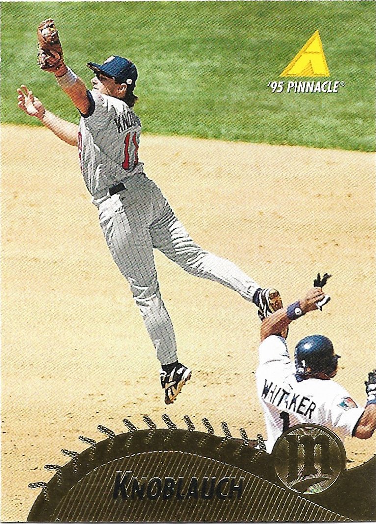 1995 Pinnacle Minnesota Twins Chuck Knoblauch #91 Baseball Card | St. Nix  Collectibles
