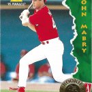 John Mabry 1995 Pinnacle #151 St. Louis Cardinals Baseball Card