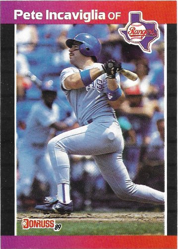 Pete Incaviglia Baseball Cards