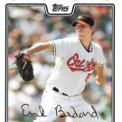 Erik Bedard 2008 Topps #51 Baltimore Orioles Baseball Card