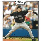 Aaron Cook 2008 Topps #34 Colorado Rockies Baseball Card